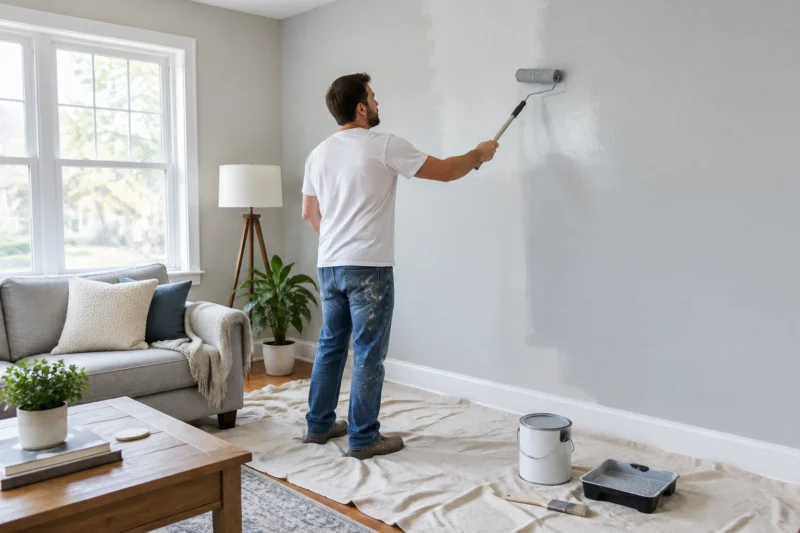 Interior and exterior painting